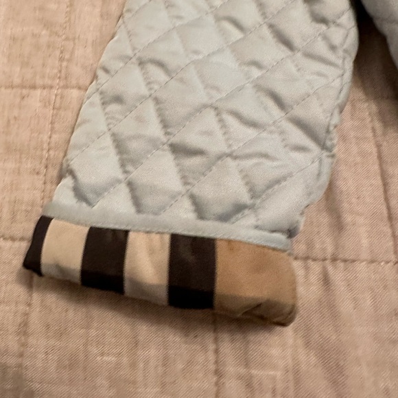Children’s Burberry Jacket- 12 months Powder Blue - Picture 5 of 8